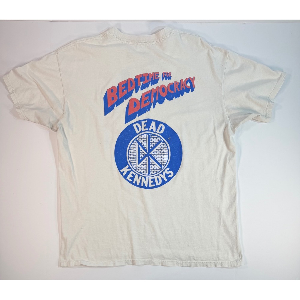 Vintage Dead Kennedys Bedtime for Democracy Shirt Anvil XL White Punk Rock Tee